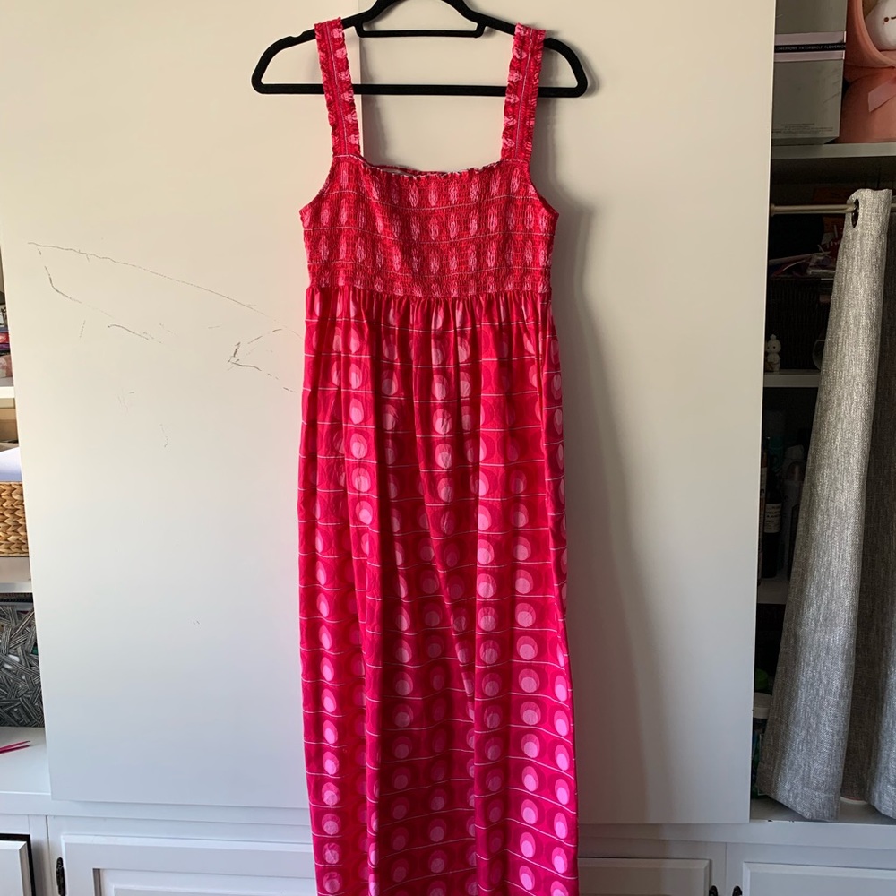 Zara pink print sundress. S